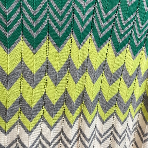 BCBGMAXAZRIA Womens Mini Dress Sleeveless Knit V Neck Multicolor Small - Picture 6 of 7